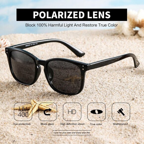 Polarized Sunglasses for Women UV400 Protection 3 Pack Stylish Retro main image 6